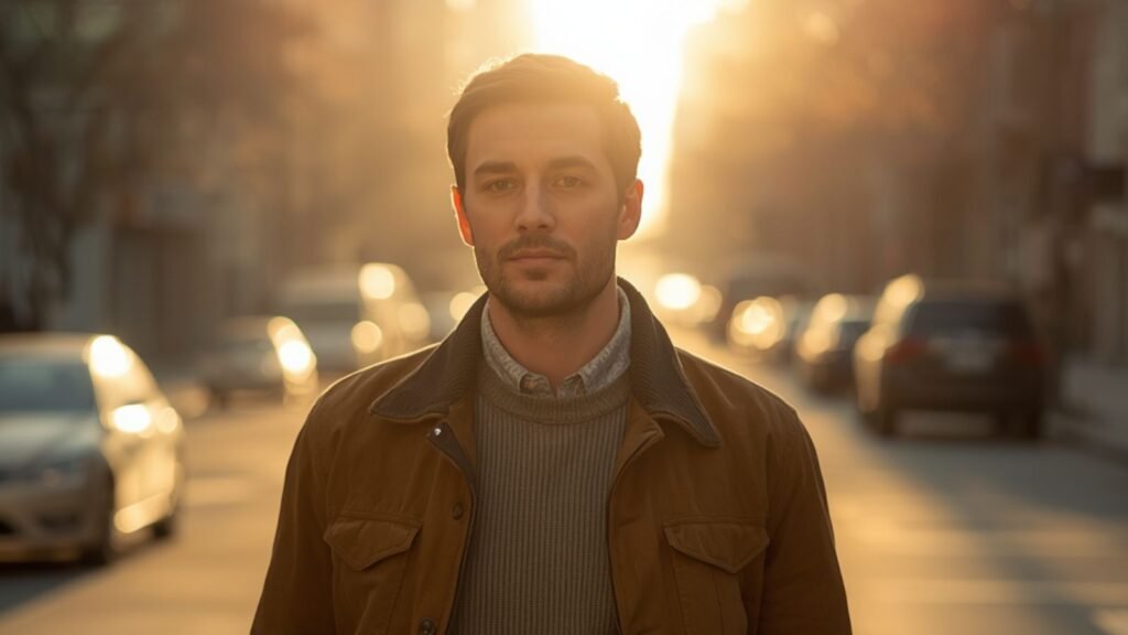 Nobody Talks About Grieving The Life You Planned Nobody Talks About Grieving The Life You Planned - Man walking alone in a city during the morning, reflecting on a major life change and uncertain future.