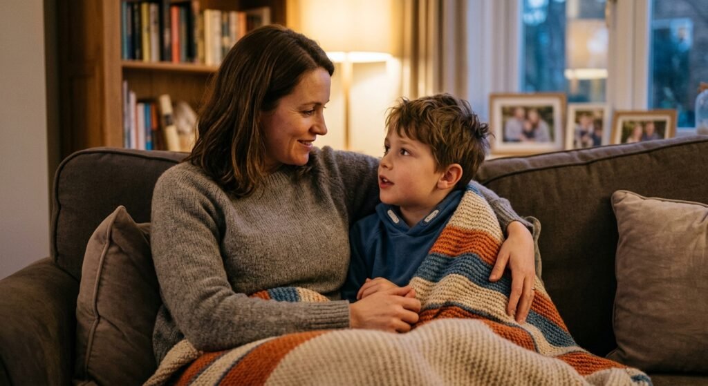 exploring big realities with a child who's still innocent to them