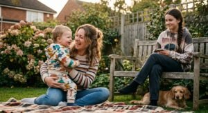 switching between toddler energy and teen conversations in the same hour