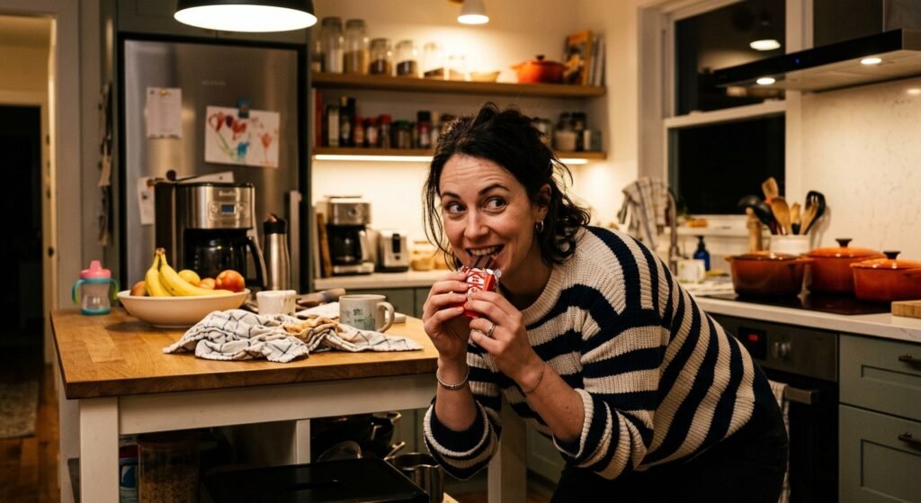 Why We Hide In The Kitchen To Eat Good Snacks From Our Kids why we hide in the kitchen to eat good snacks from our kids