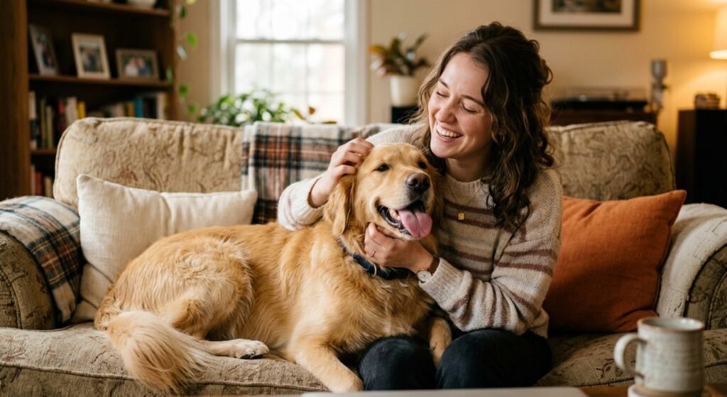 The Healing Power Of Petting A Dog Like It's Your Full-Time Job the healing power of petting a dog like it's your full time job
