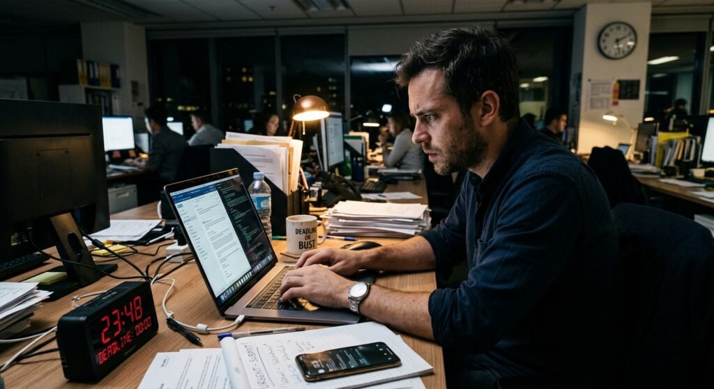 only finding your focus when time is about to run out