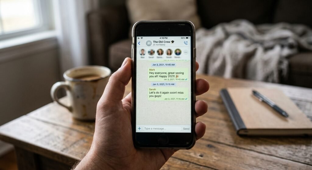 The Day The Group Chat Quietly Died the day the group chat quietly died