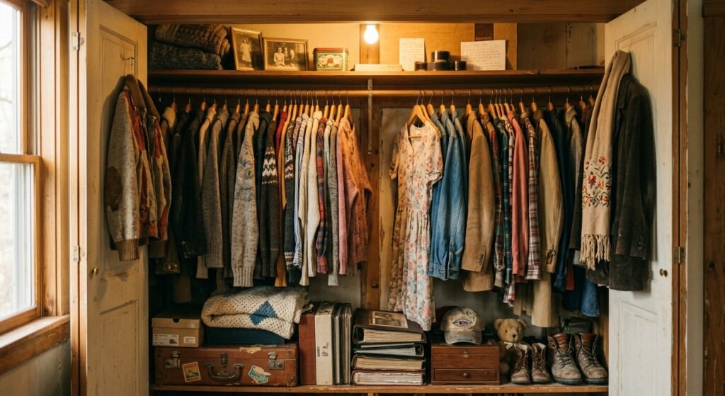 people who hold onto old clothes from another life