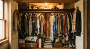 people who hold onto old clothes from another life