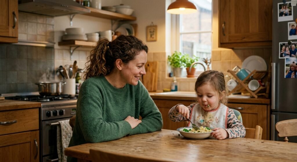 the extreme relief of knowing your child is not hungry