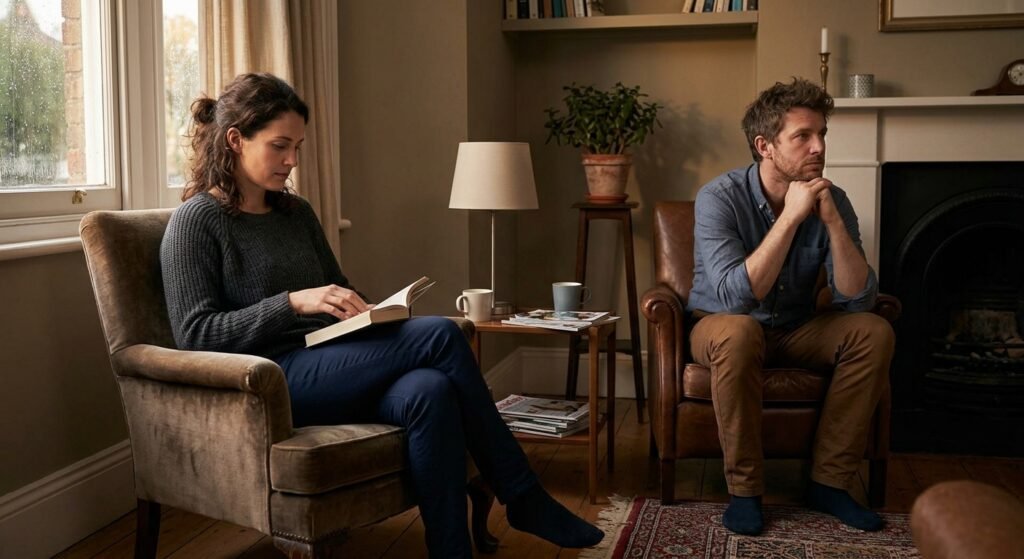 why emotional distance can look like calm
