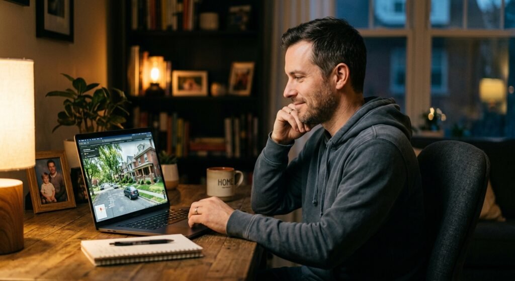 looking up your childhood home can happen when you feel untethered