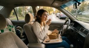 why eating alone in a car is the ultimate modern sanctuary
