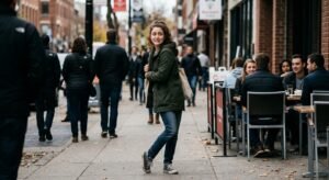 why you suddenly forget how to walk when someone watches