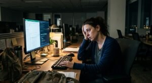 blaming yourself for problems that were never yours to fix