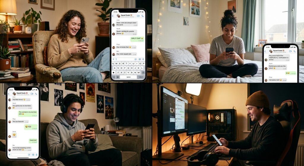 the shift from real life hangouts to online interaction