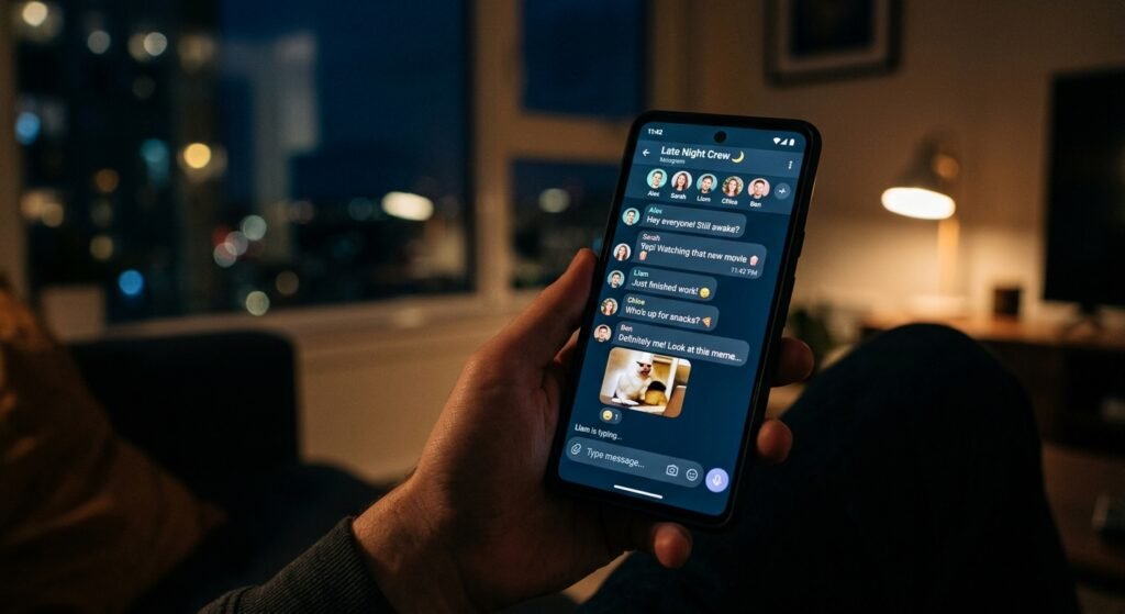 why group chats can feel safer than real feelings