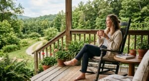 the quiet realization that you don't have to earn your right to peace