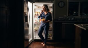the midnight rationale of eating shredded cheese directly from the bag