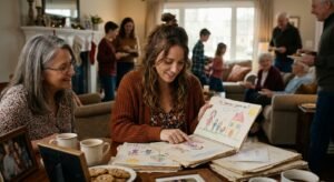 the dynamic of being the creative one in a practical family