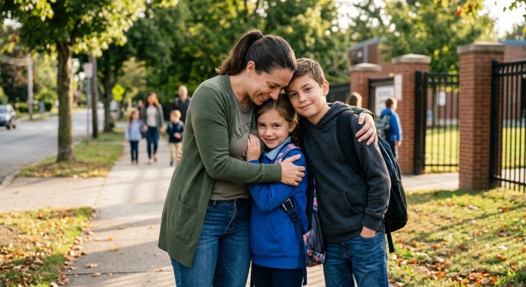 When One Child Is Held Closer And The Other Is Pushed Forward when one child is held closer and the other is pushed forward