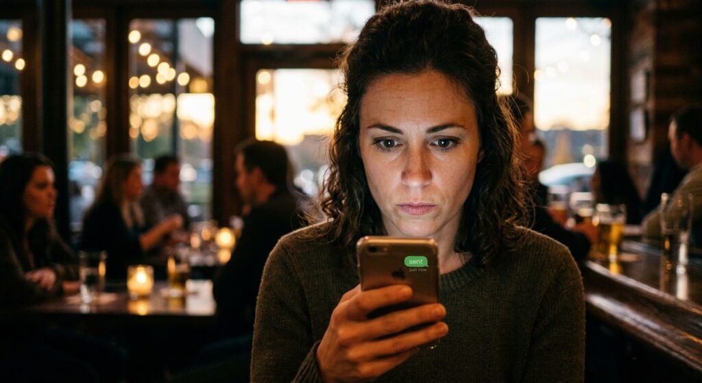 why we check our phones immediately after sending a risky text