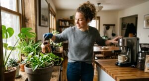 the comfort of repeating the same simple habits