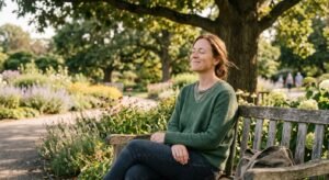 how to sit with a good feeling without looking for the catch